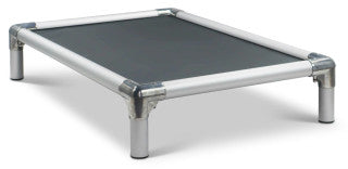 Kuranda Silver Aluminum Rectangle Dog Cot